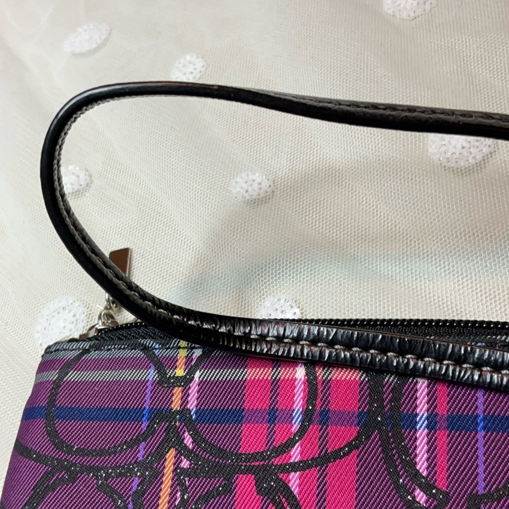Coach Tartan wristlet - Picture 7 of 8